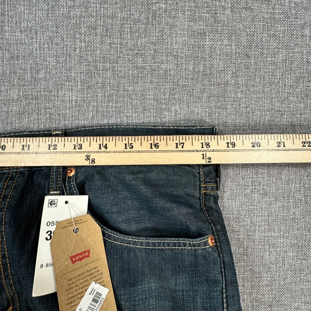 Levi's 527 Slim Bootcut Jeans Men 36x30 Dark Wash Americana Western Workwear NEW